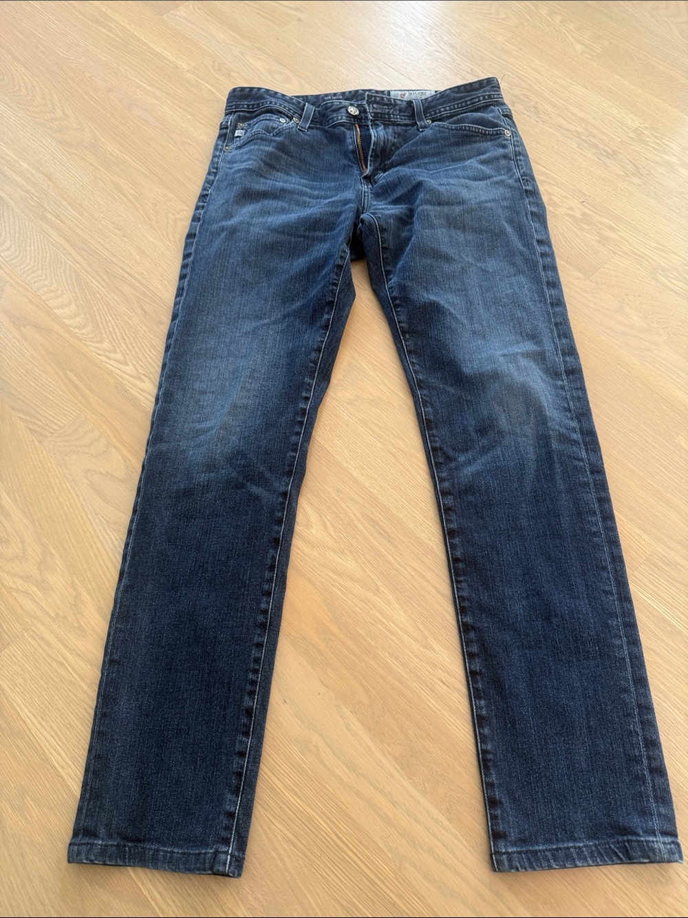 AG Tellis Classic Dark Wash Slim Straight Leg Jeans Men’s 30R x 29”